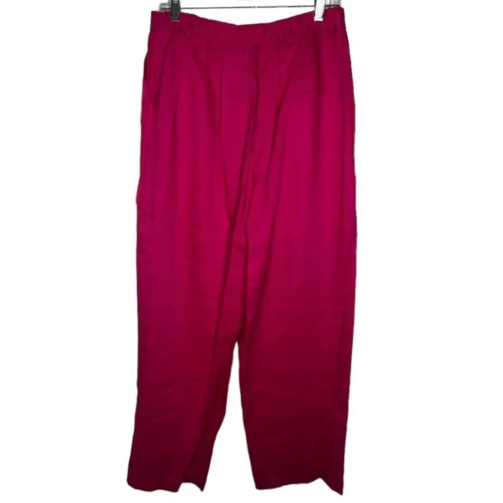 Vintage Toto N Ko Pink Linen Trousers - Picture 5 of 6